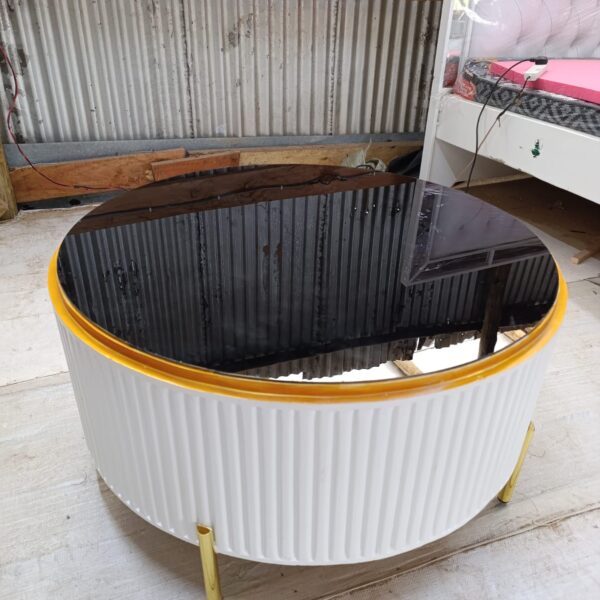 Classy round coffee table