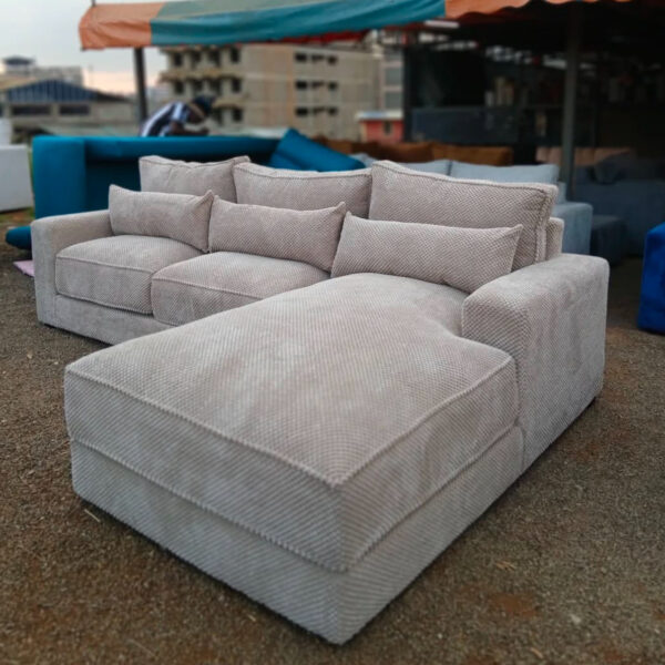 Bubble fabric L sofa