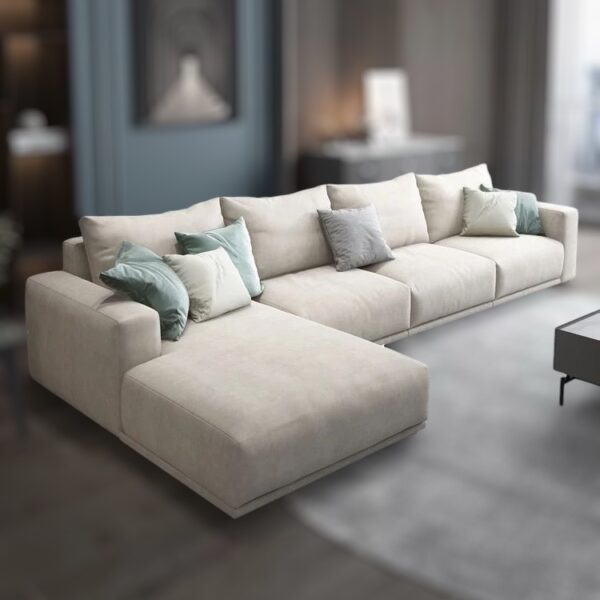 Elegant 7 seater L sofa