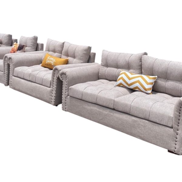 Light grey 7 seater sofa