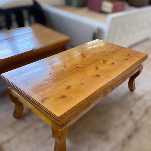 Solid coffee table