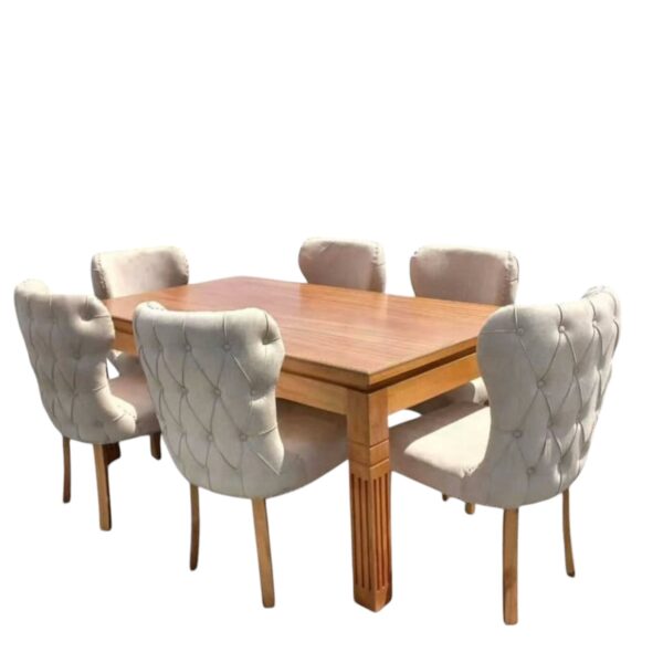 6 seater chester dining table
