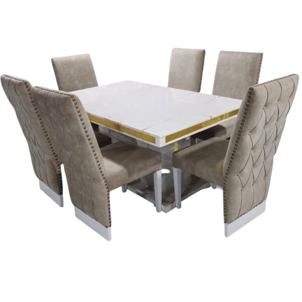 Elegant 6 seater dining table