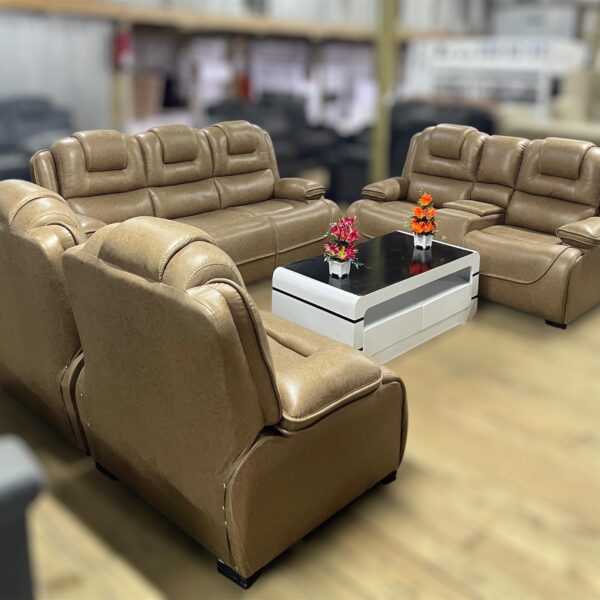 Charles 7 seater semi recliner sofa